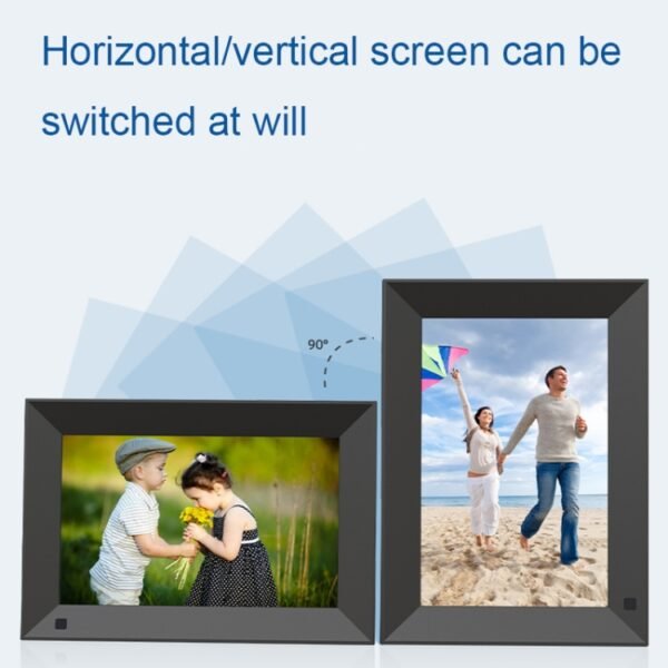 JT101F-C01 10.1-Inch Smart Touch Electronic Photo Frame With Human Sensor Function, US Plug - Image 8