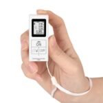 30m Mini Handheld Rechargeable Infrared Electronic Range Finder, White