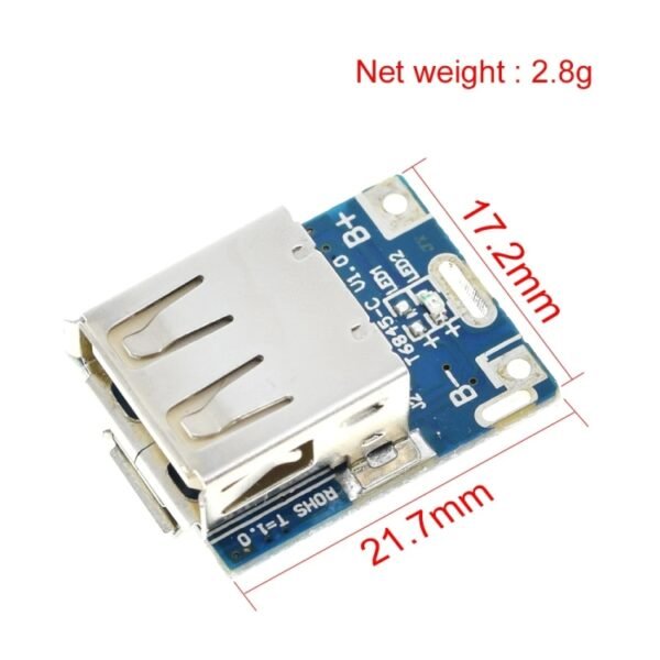 5V Boost Converter Step-Up Power Module Lithium Battery Charging Protection Board LED Display For DIY Charger 134N3P, Micro USB, Type-C - Image 6