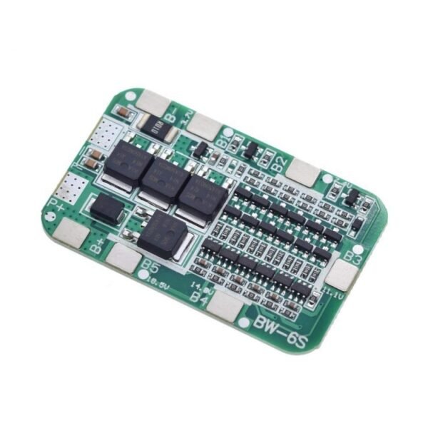 6 String 22/24V 18650 Lithium Battery Protection Board - Image 2