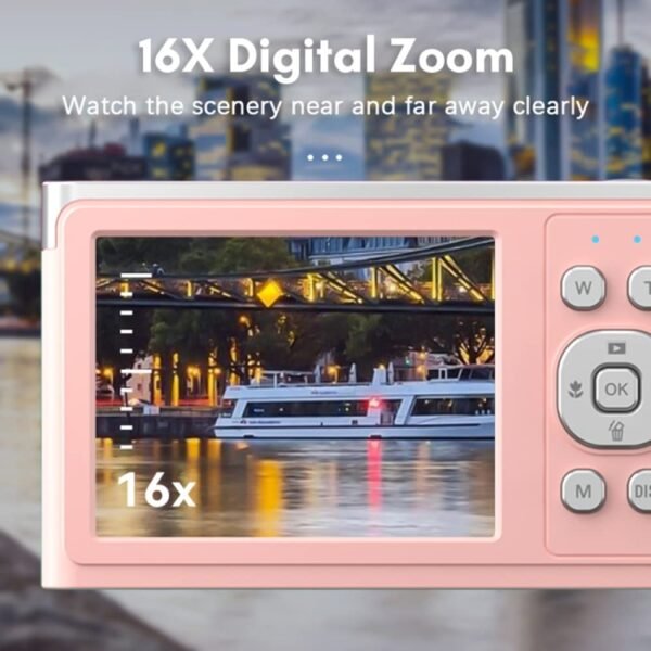 50 MP HD Camera 4K Video Retro Vlog Self-Shooting Camera, Black, Pink, White - Image 10