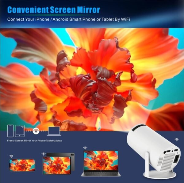 HY300 PRO Smart Projector Android 11.0 System 120 Lumen Portable Projector, EU Plug, US Plug, UK Plug, AU Plug - Image 7