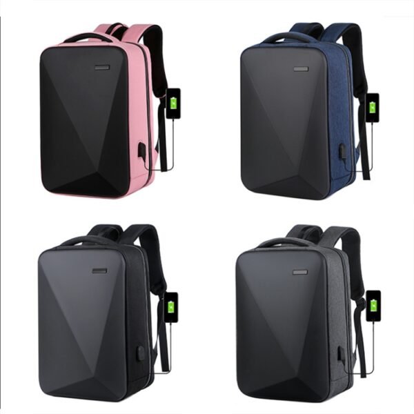 Large Capacity Password Lock Anti-Theft Laptop Backpack With USB Port, 16 inch - Image 2