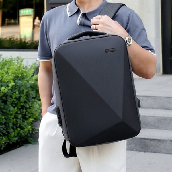 Large Capacity Password Lock Anti-Theft Laptop Backpack With USB Port, 16 inch - Image 12