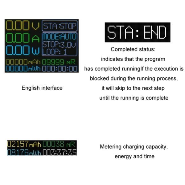 18650 Lithium Battery Capacity Automatic Charge Discharge Internal Resistance Tester - Image 4