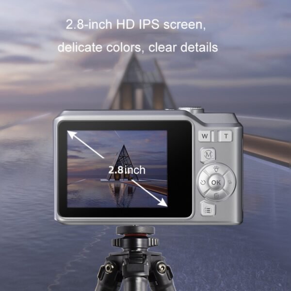 1080P HD Student Retro Digital Card Camera, White, Black, White+32G, Black+32G - Image 11