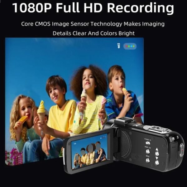 Ordro 1080P 30fps HD Night Vision Infrared Digital Camera, B320 Black, B320 Gold - Image 3