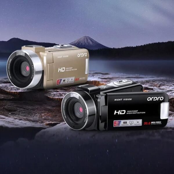 Ordro 1080P 30fps HD Night Vision Infrared Digital Camera, B320 Black, B320 Gold - Image 9