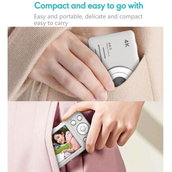 Anytek S7 4K HD Digital Camera Self-Timer Travel Camera Student Kids Card Camera - Image 11