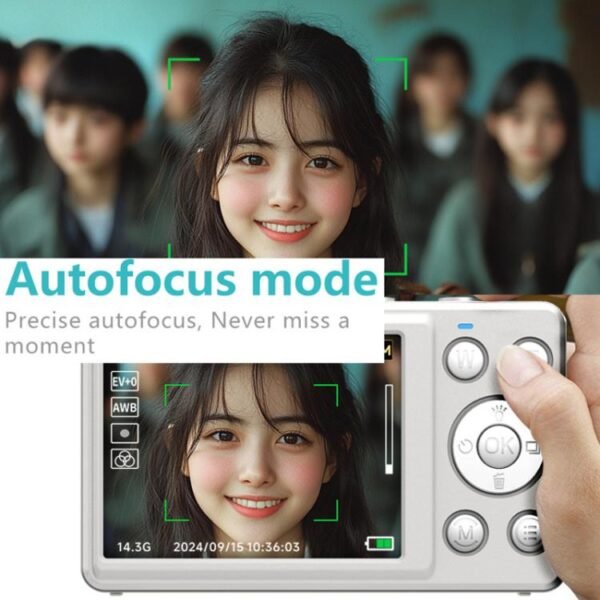 Anytek S7 4K HD Digital Camera Self-Timer Travel Camera Student Kids Card Camera - Image 9