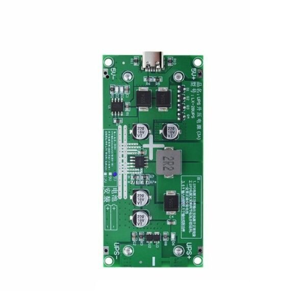15W 3A High-power UPS18650 Lithium Battery Boost Charging Module, 5V, 9V, 12V