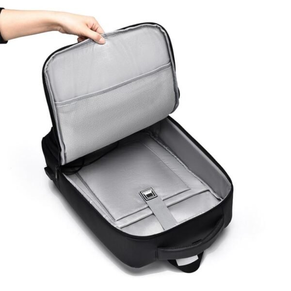 OUMANTU 2103 Large Capacity Multi-Compartment Waterproof Laptop Backpack With USB Port - Image 5