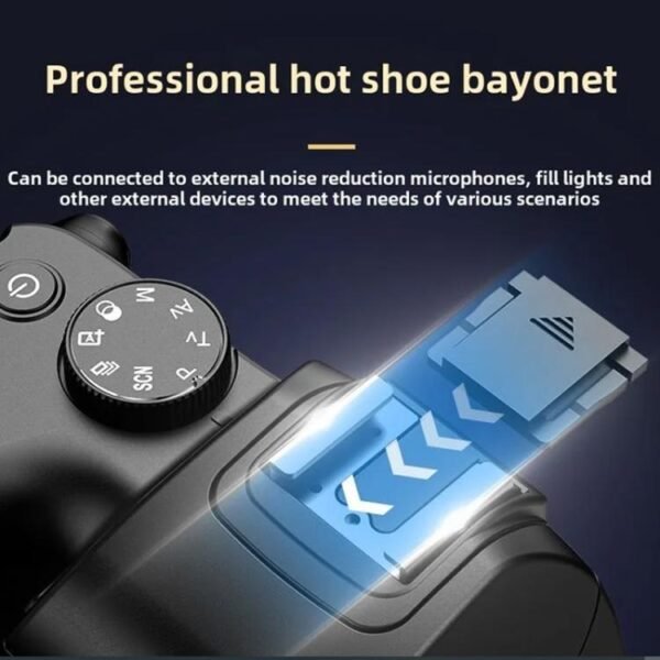 4K 72MP 12X Optical Zoom Student Digital Camera WiFi HD Video Camera With 3 Inch Flip Screen, W3 - Image 6