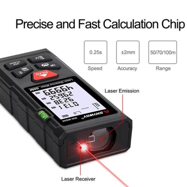 Laser Distance Measuring Instrument High Precision Laser Ruler... - Image 9