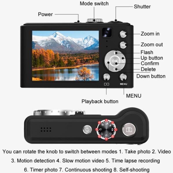 Q21 4K High Definition 16X Digital Zoom Camera 96 Megapixel Camera - Image 4