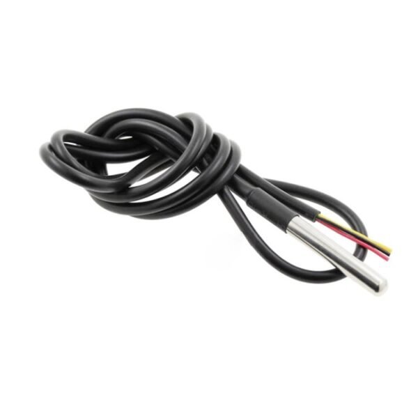 2pcs /Pack DS18B20 Waterproof Temperature Sensor Probe Stainless Steel Encapsulated 1m Cable - Image 3