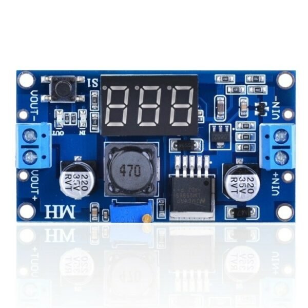 LDTR-WG0178 LM2596 Power Step-down Voltage Regulator Module Voltmeter Display - Image 2