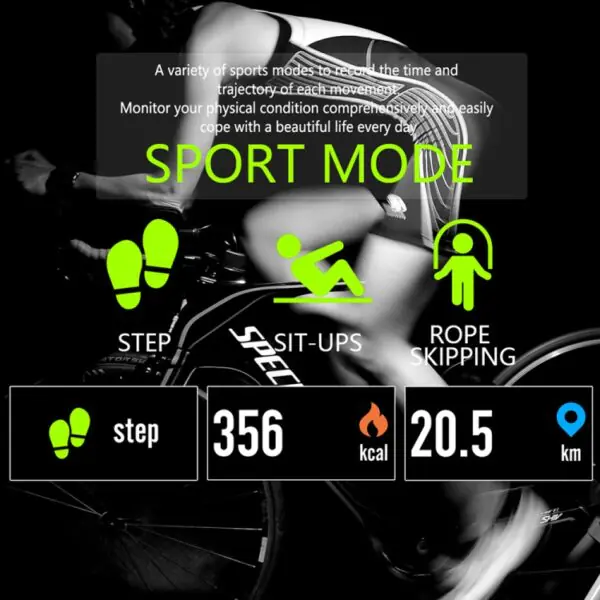 Z8 0.96 inches TFT Color Screen Smart Bracelet - Image 7