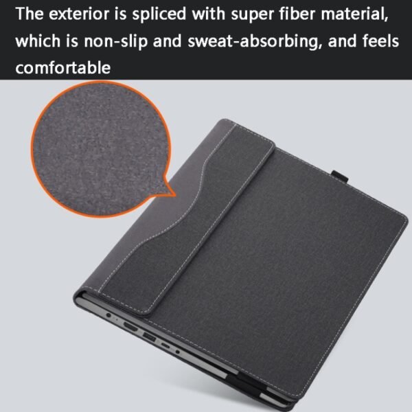13.5 Inch Multifunctional PU Leather Laptop Sleeve... - Image 4